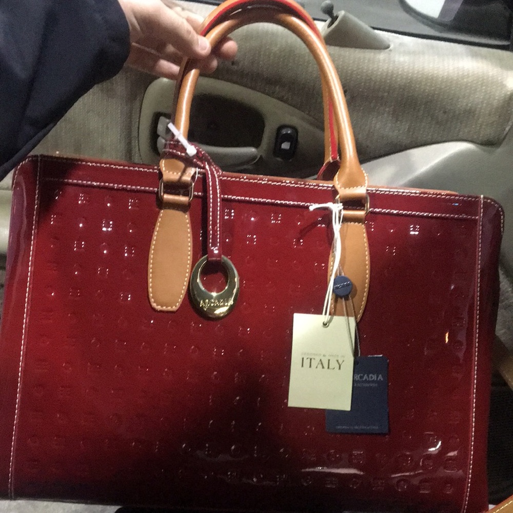 Handbag ARCADIA made in Italy genuine leather